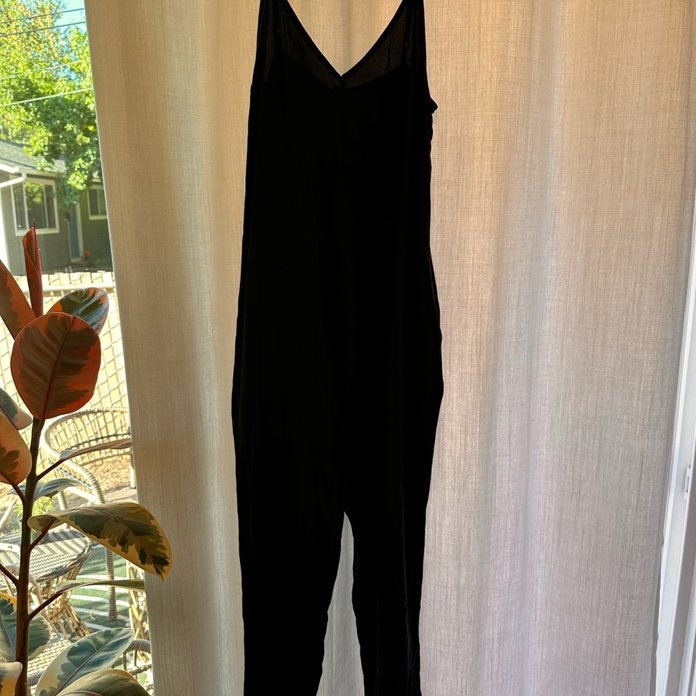 Hatch Black Sleeveless Jumpsuit
